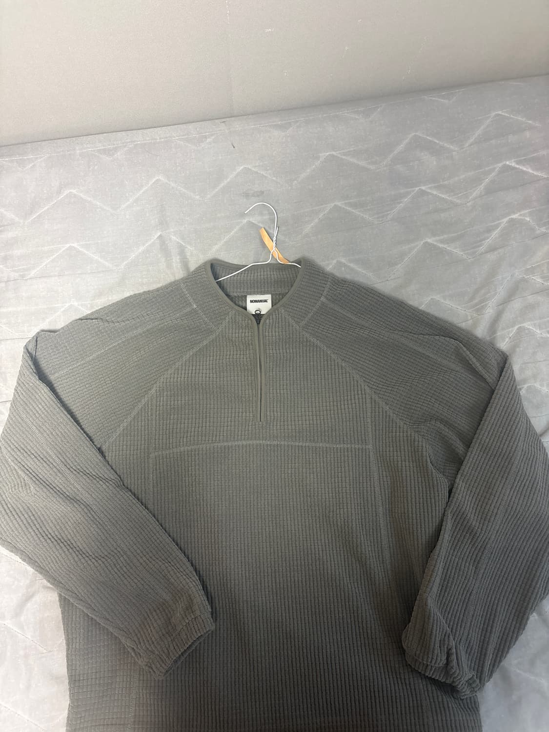 노메뉴얼 와플 하프집업 상품이미지2