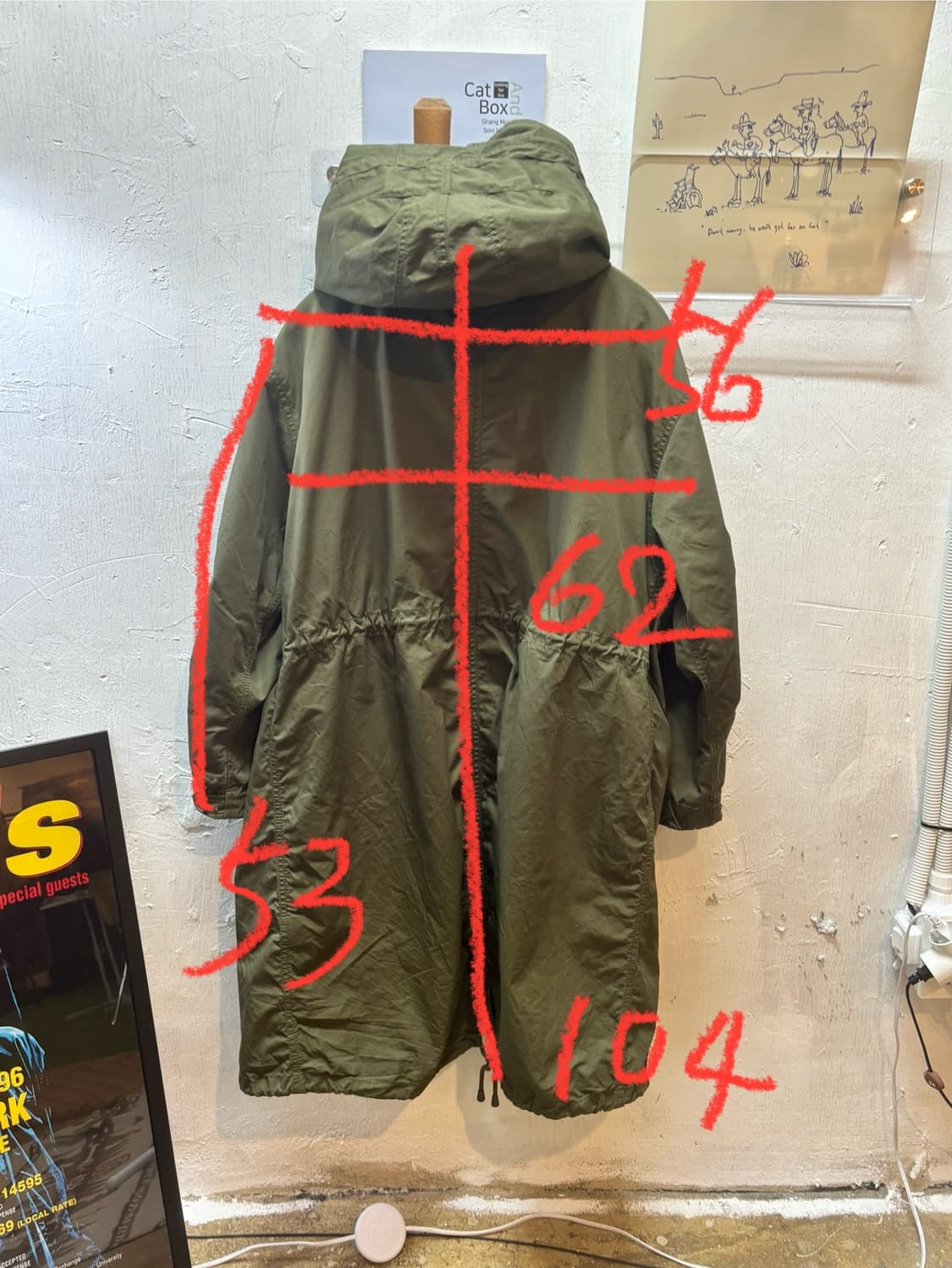 카이 아크만 덕다운 라쿤 야상 점퍼 상품이미지10