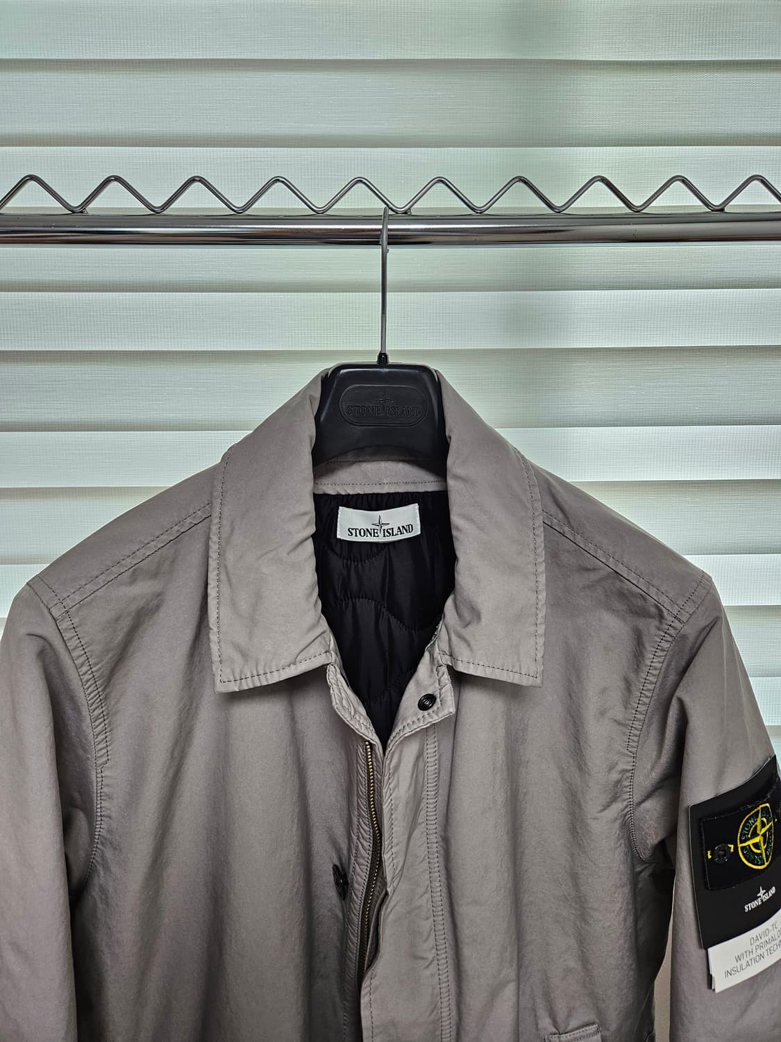 스톤아일랜드/ 20fw 다비드 tc 프리마로프트 카코트 머드그레이/ L 상품이미지3