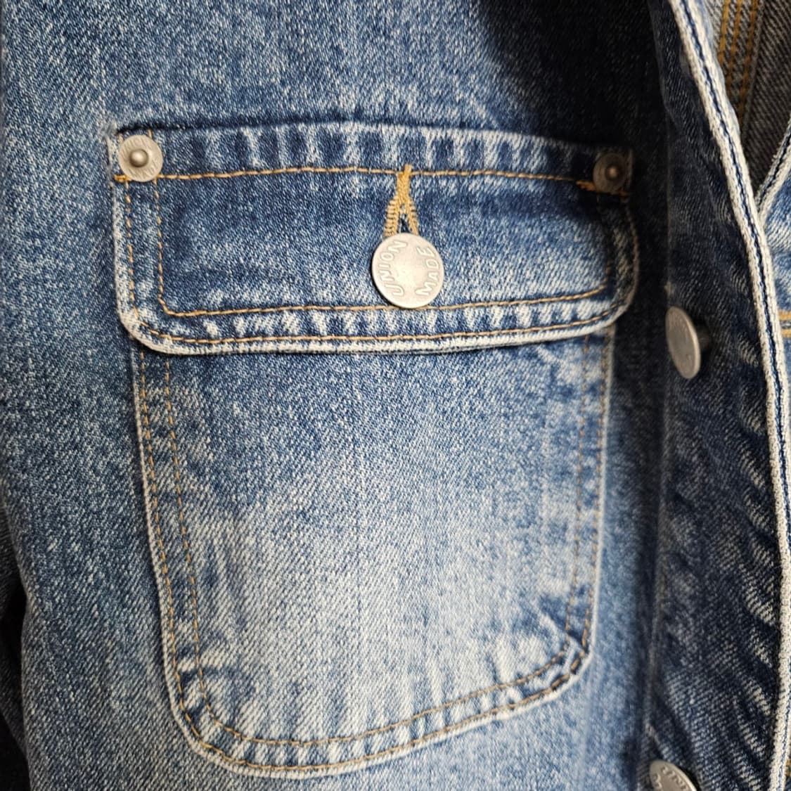 토니웩 카라 코듀로이 데님 자켓 XL 상품이미지6