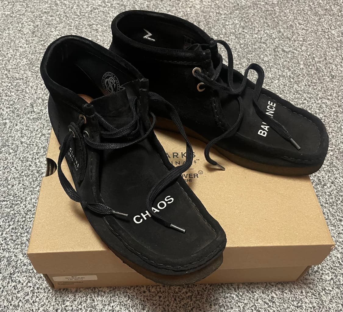 270 클락스 & 언더커버 왈라비 부츠 블랙 색상 Clacks Under 상품이미지2