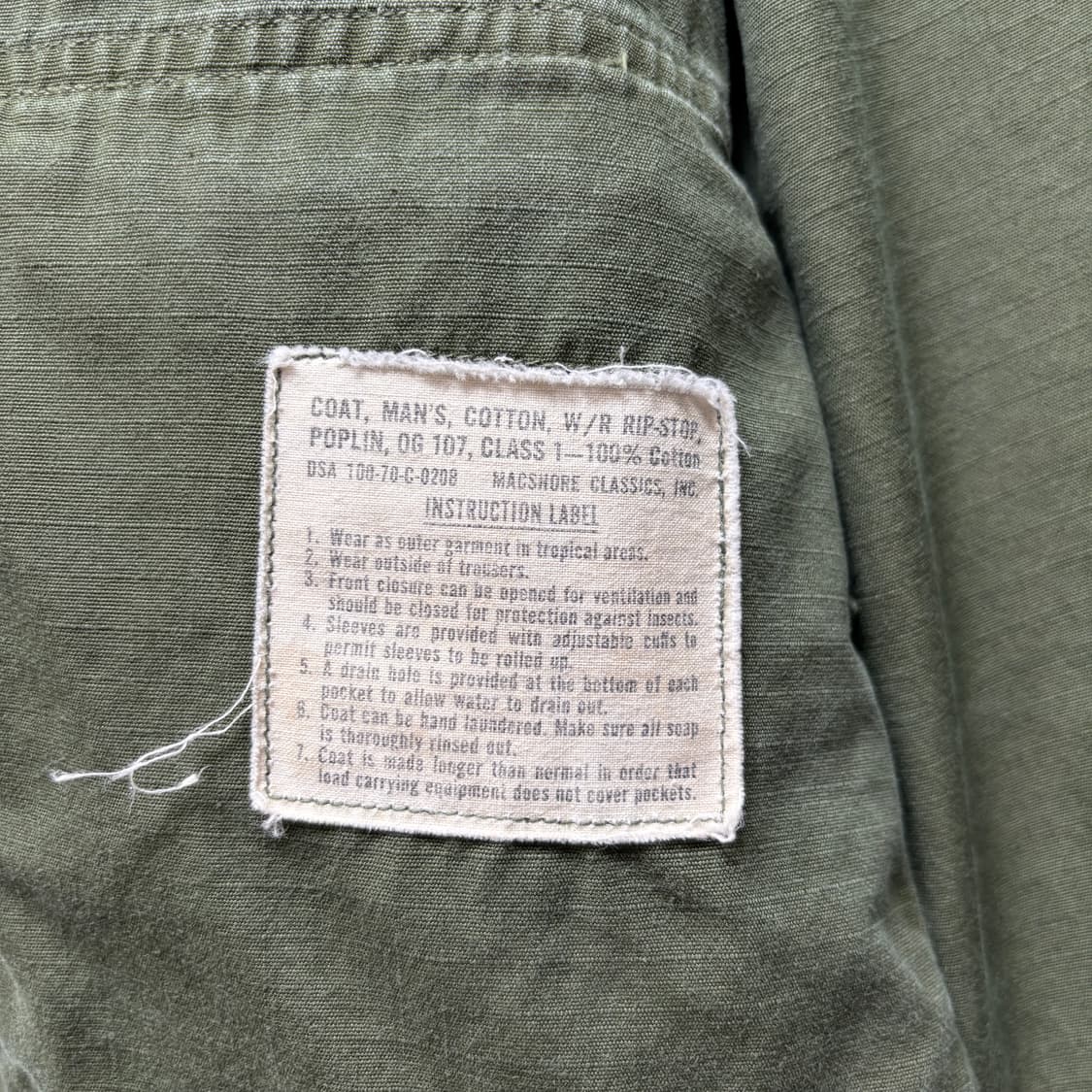 70s 오리지널 정글 퍼티그 자켓 4세대 M-S 상품이미지5