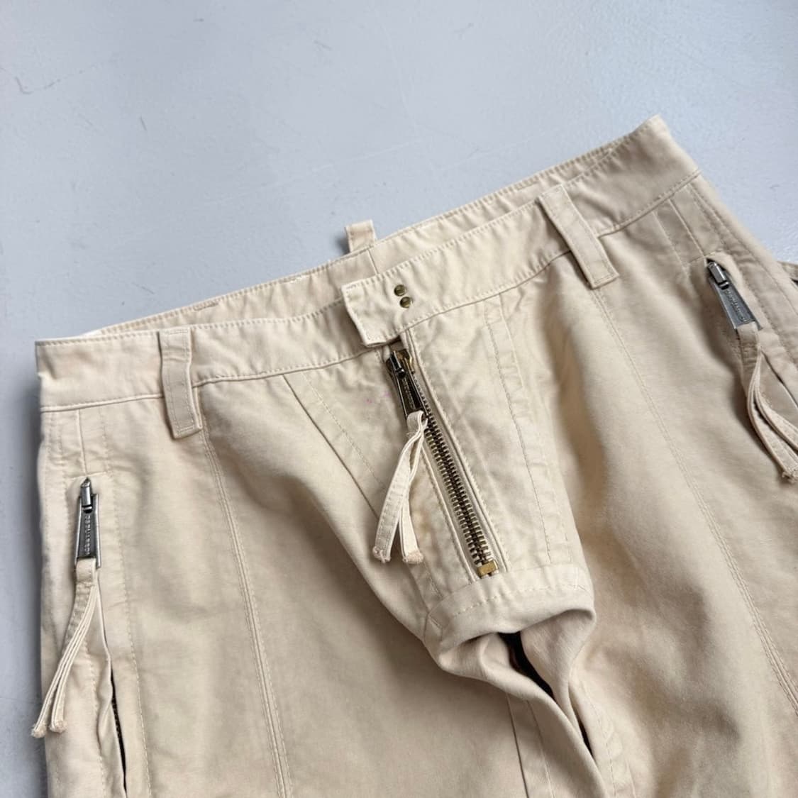 디스퀘어드 바이커 새깅 코튼 팬츠 상품이미지4