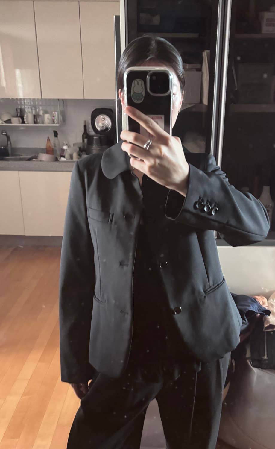 꼼데 가르송 블랙 자켓 xs 상품이미지5