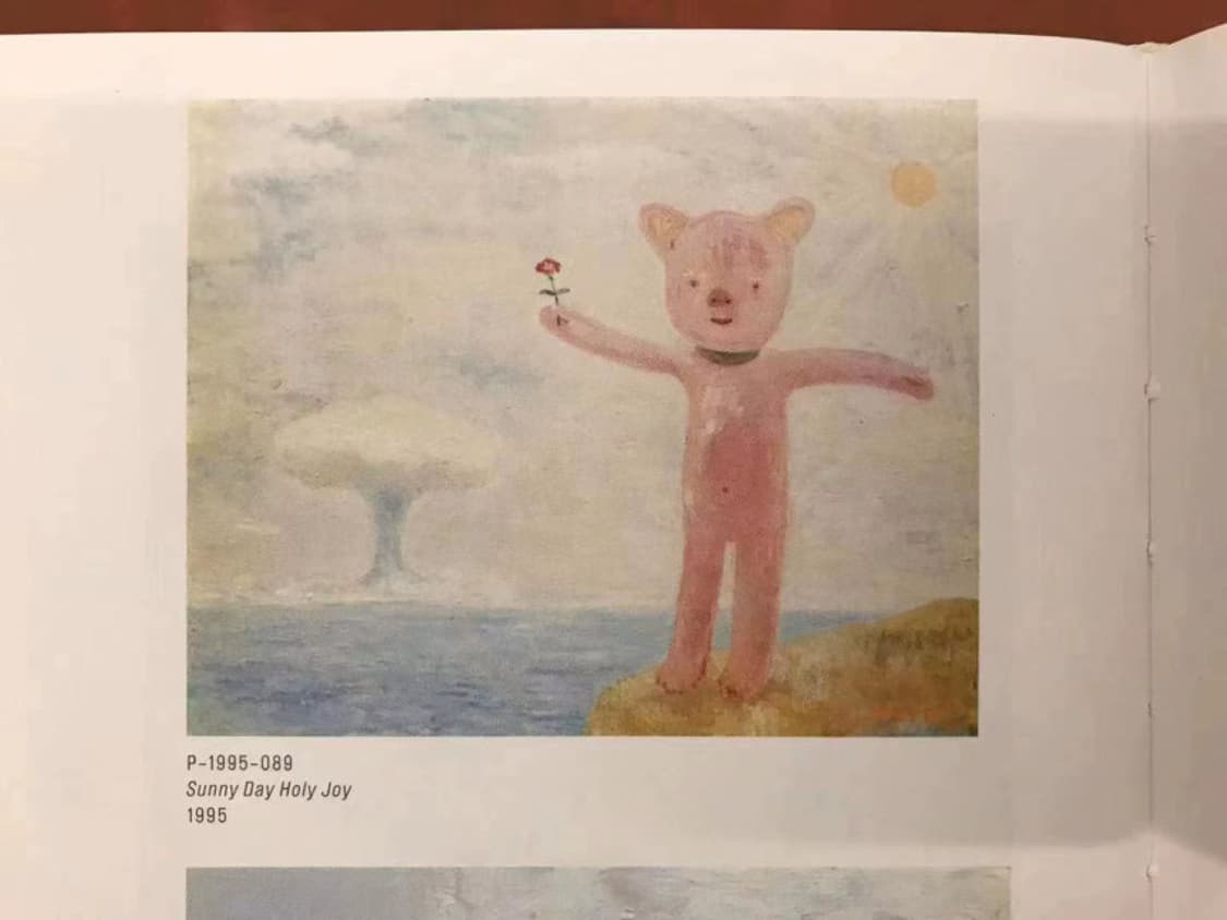 요시토모 나라 캔버스 원작 작품 그림 1995년작 상품이미지2