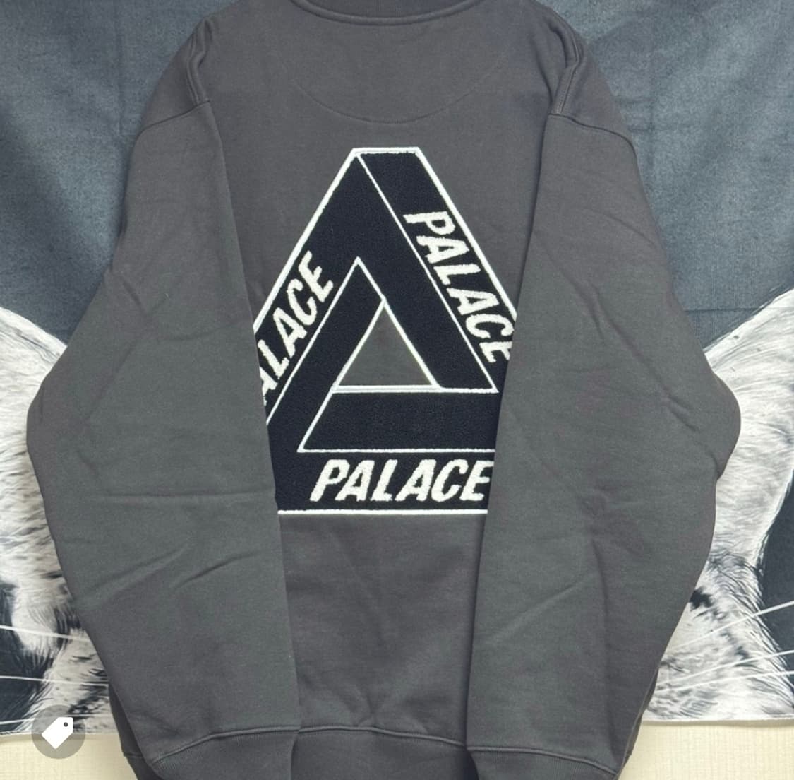 팔라스 셔닐 트라이퍼그 크루넥 블랙 상품이미지2