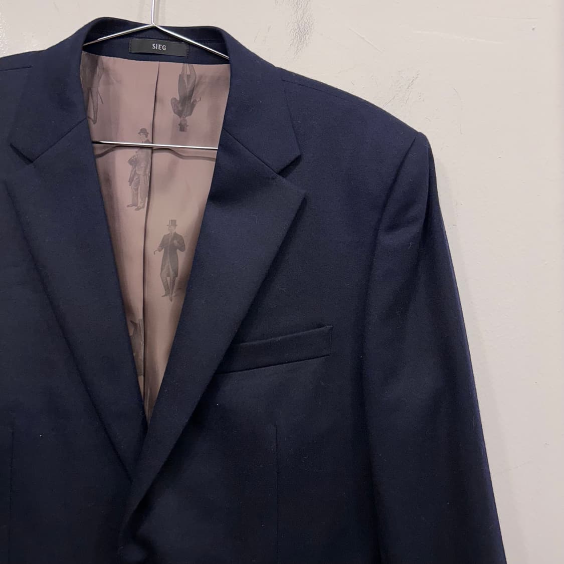 지이크 클래식 울 모직 투버튼 블레이져 상품이미지1