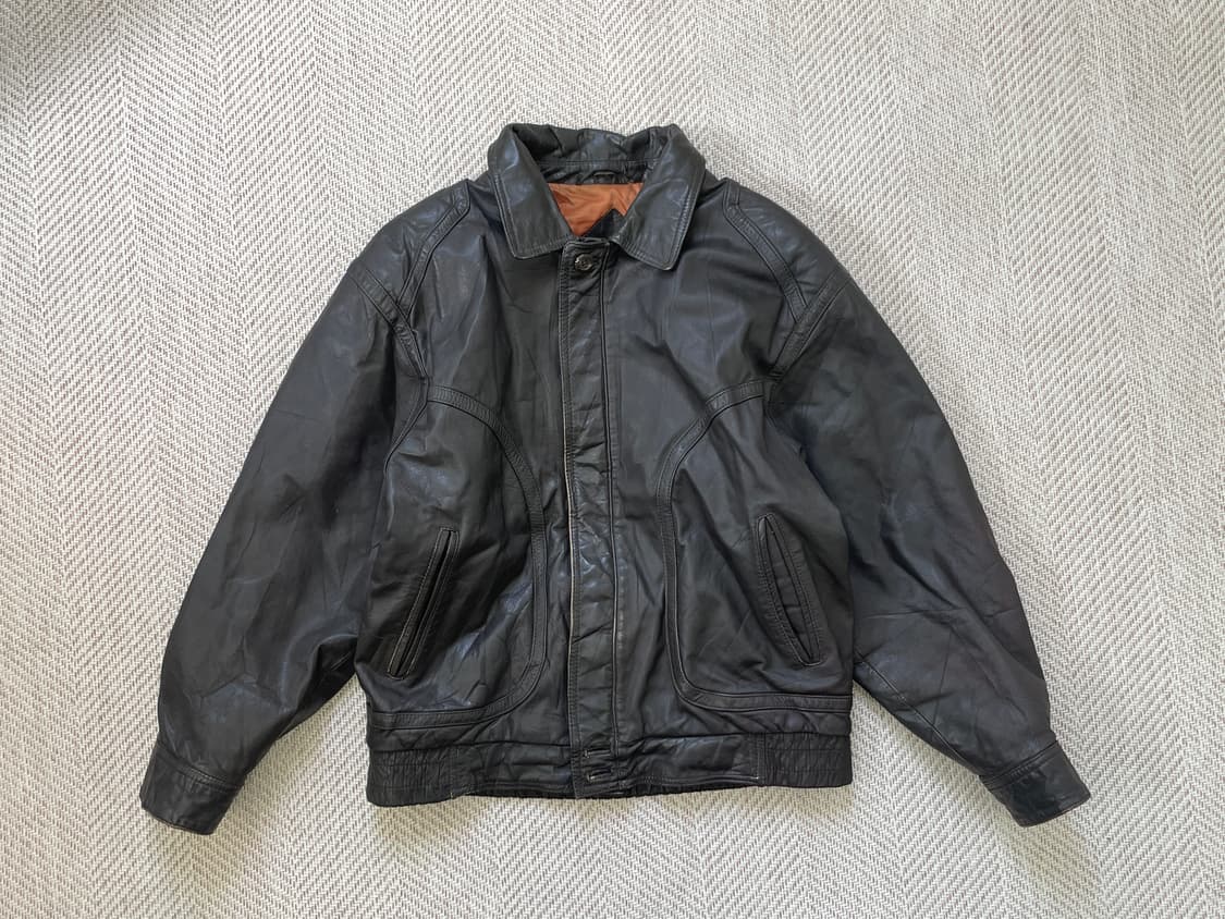 빈티지 플라이트 양가죽 레더 봄버자켓  상품이미지1