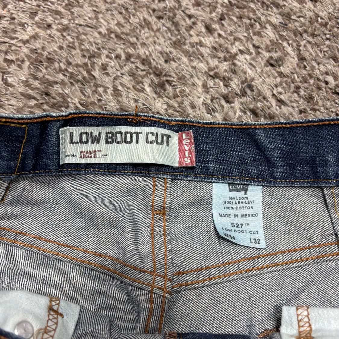 34 리바이스527 로우부츠컷 플레어진 상품이미지6