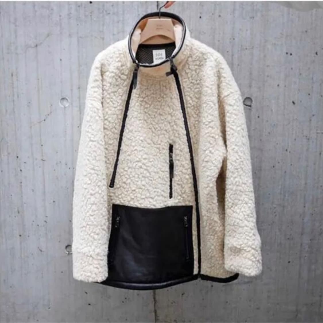 SOE 양가즉 플리스 자켓 (아이보리, M/민트급) 상품이미지8