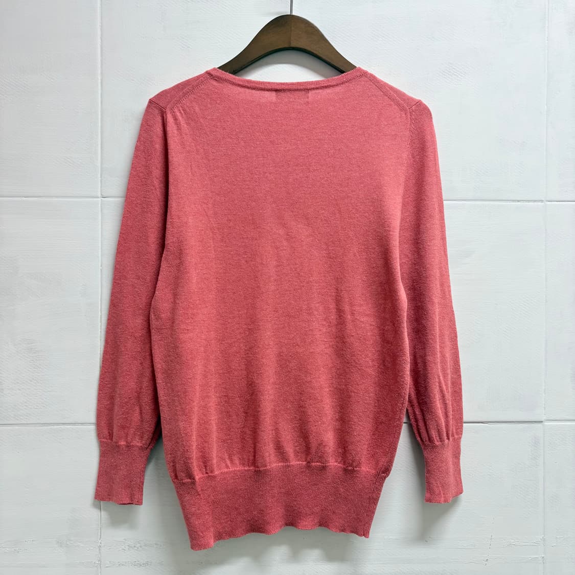 마가렛호웰 margaret howell 핑크 코튼 니트  상품이미지6