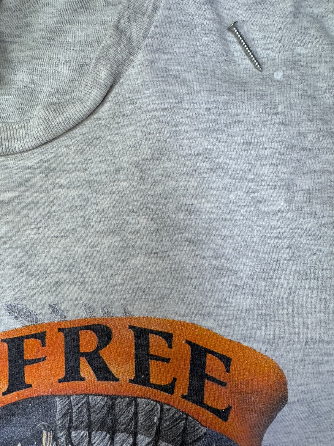 빈티지 90s BORN FREE 이글바이크 티셔츠 XXL 상품이미지6