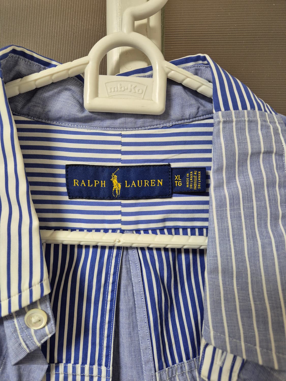 폴로 랄프로렌 패치워크 셔츠 XL 상품이미지4