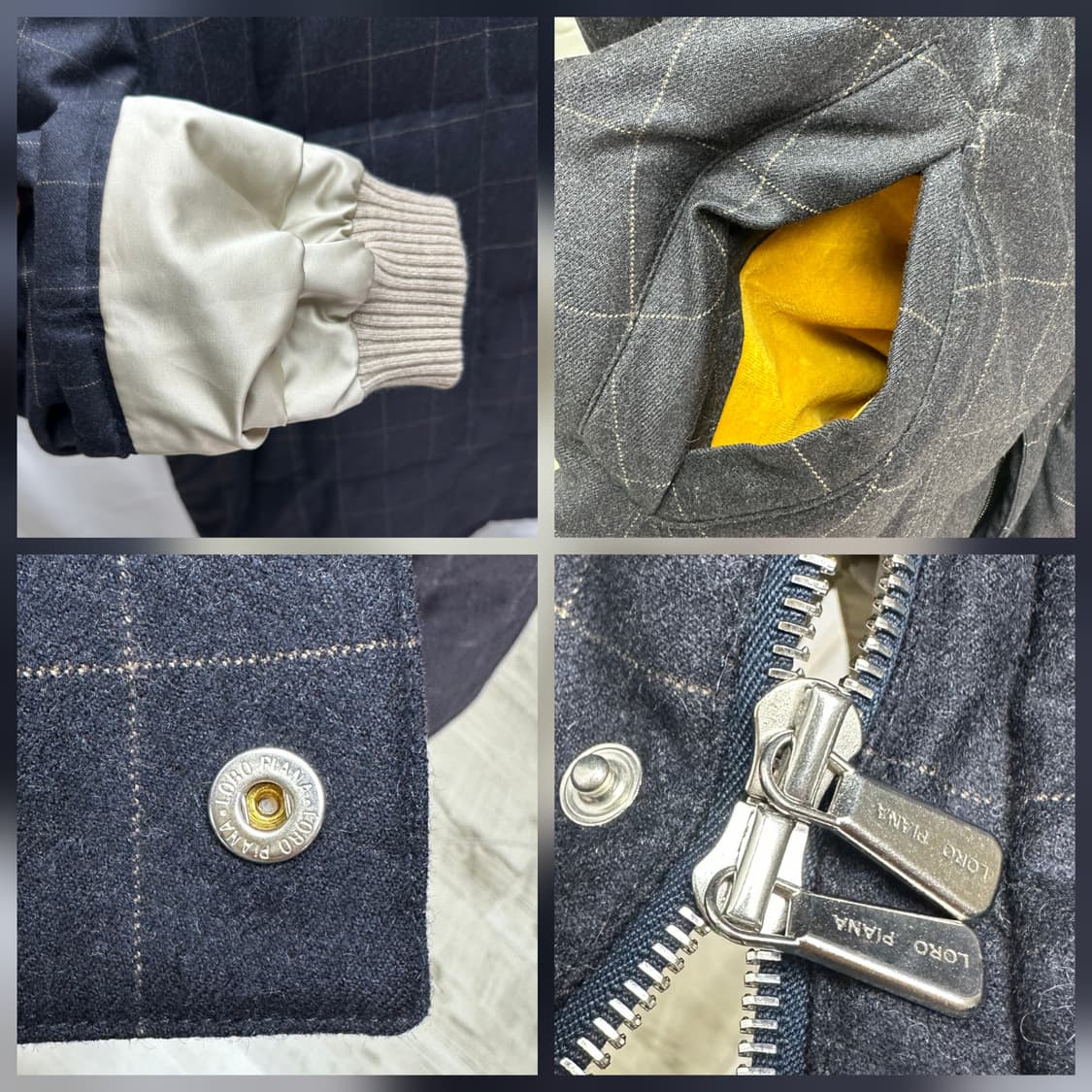 [최종가격] 로로피아나 울 캐시미어 구스다운 패딩 L(105~110) 상품이미지7