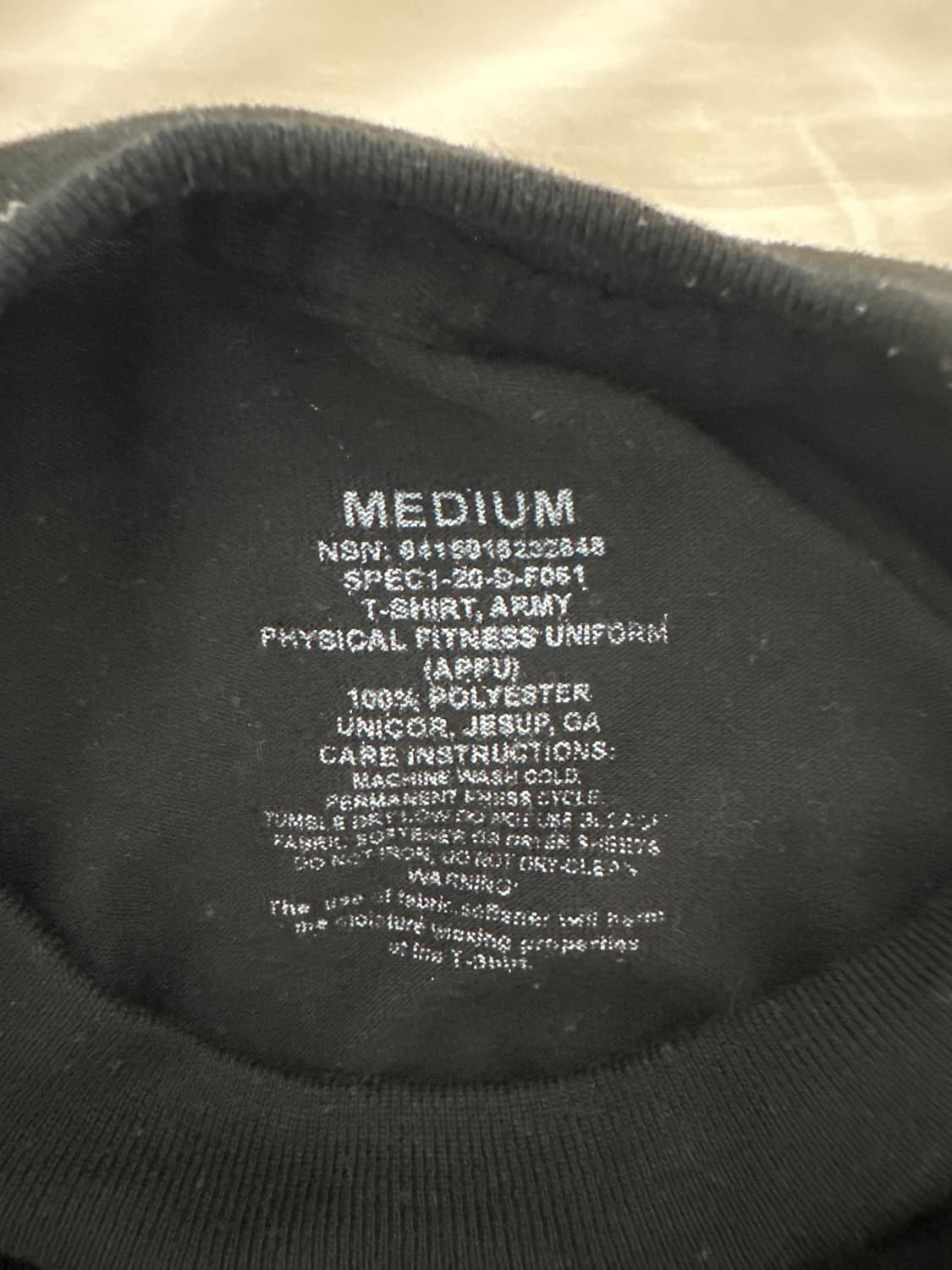 미군 피티복 긴팔 상의 상품이미지3