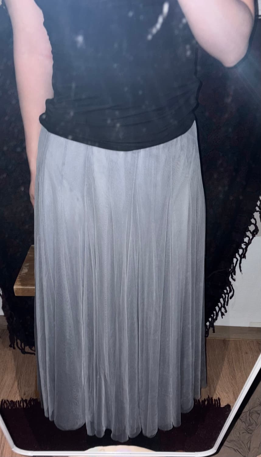 Grey sha skirt 상품이미지1