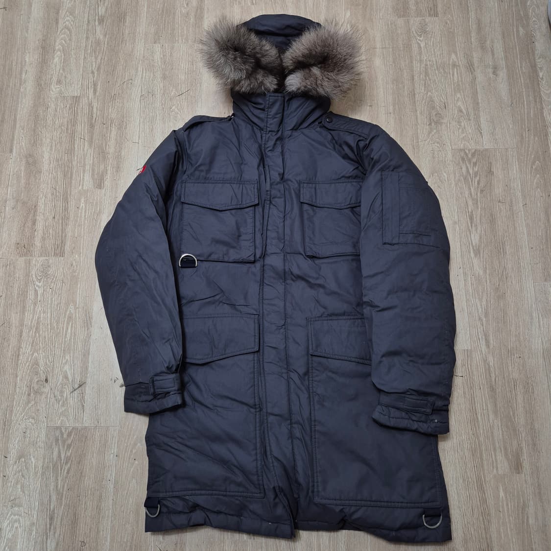 캐나다구스 남성 덕다운 퍼후드 롱패딩 점퍼 XL(105) 상품이미지1