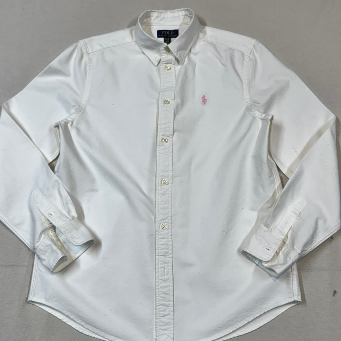 여M) 폴로 랄프로렌 클래식 화이트 옥스포드 셔츠 상품이미지2
