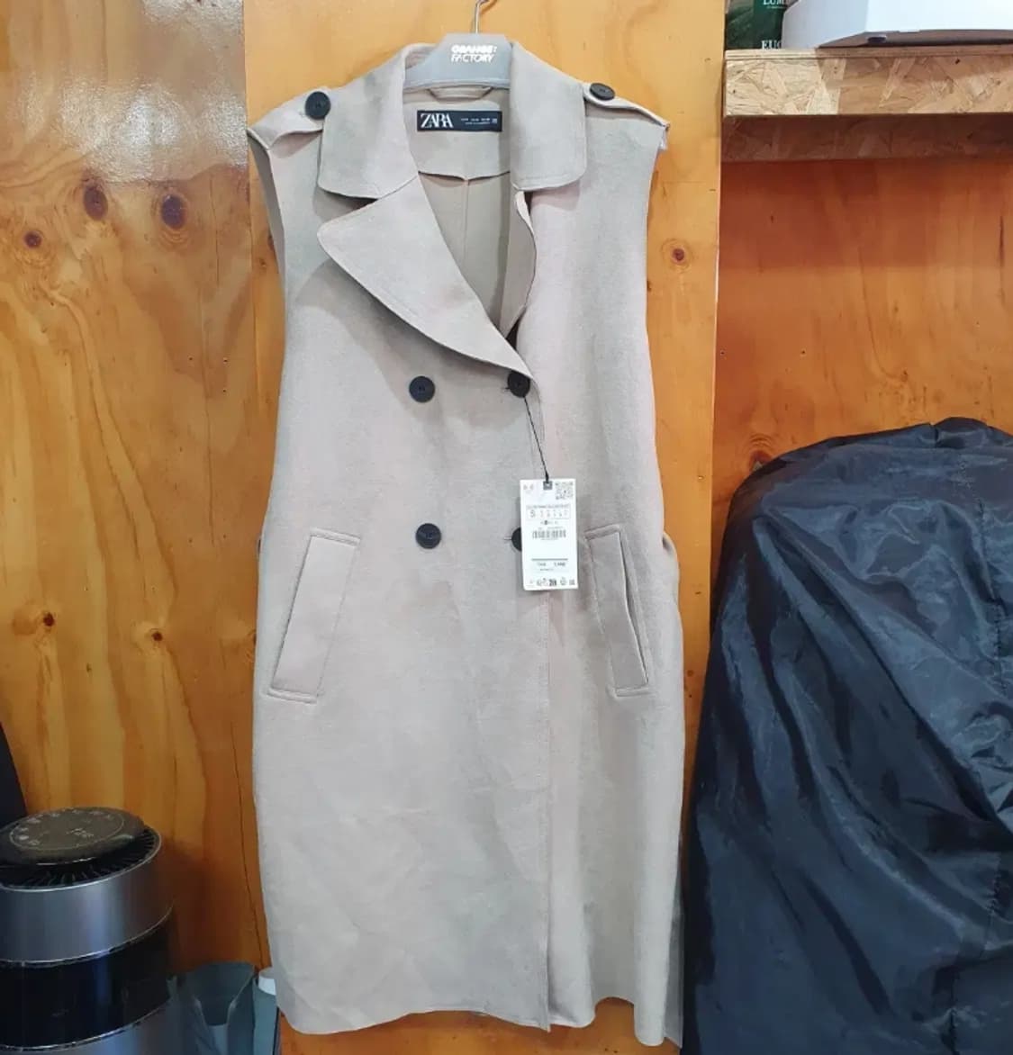 719)자라 ZARA 스웨이드 세무 베스트 조끼자켓 상품이미지1