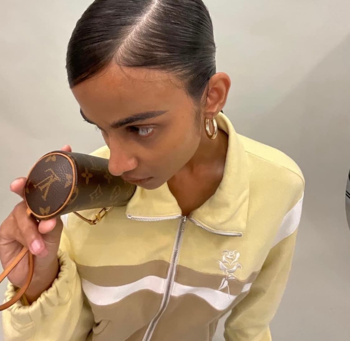 Kijun Wild Rose crop zip up 상품이미지2