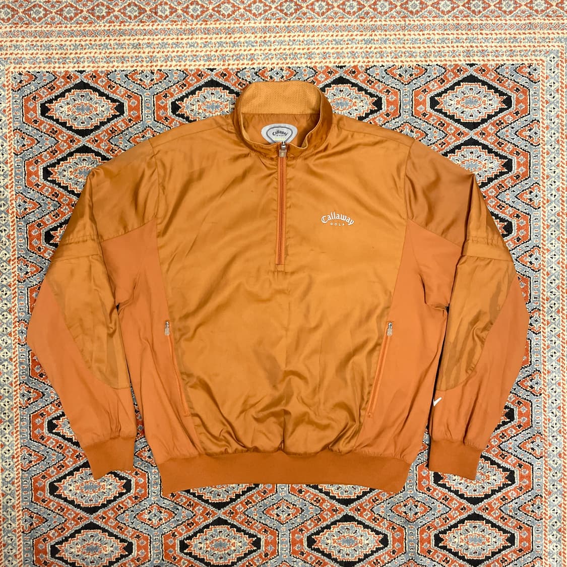 캘러웨이 골프웨어 오렌지 아노락 점퍼 남성L  상품이미지1