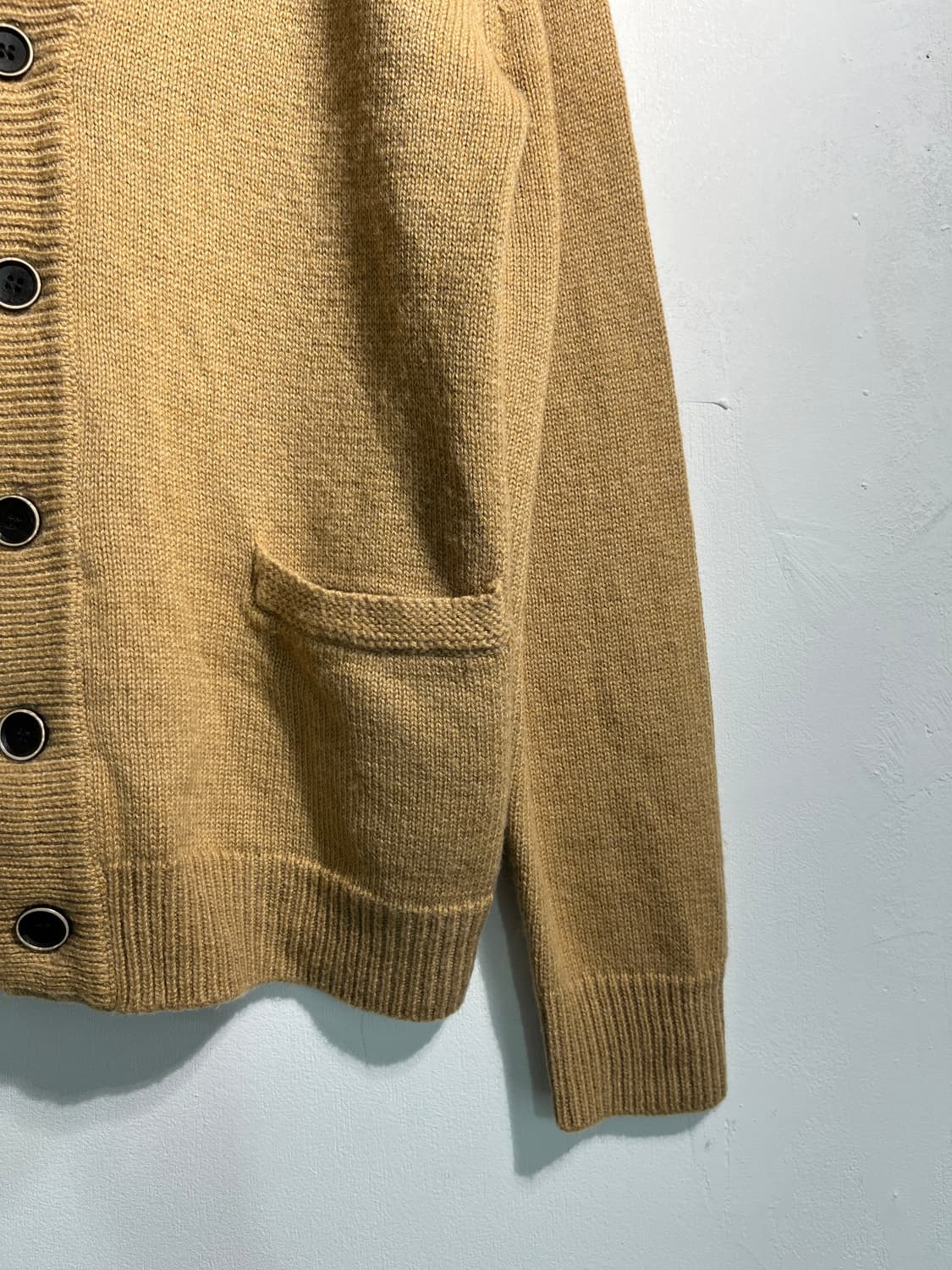 Inherit 인헤릿 wool 70% 숄카라 가디건 상품이미지7