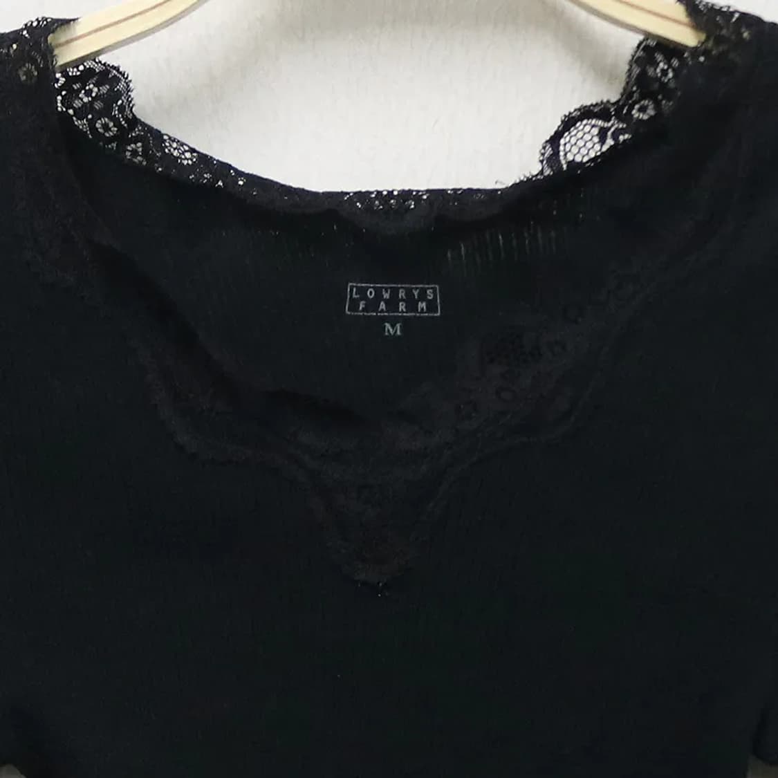 로리즈 팜 레이스 잔골지 티셔츠 61881 상품이미지3