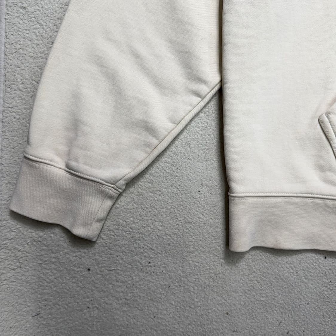 마리떼 프랑소와 저버 클래식 로고 후드 티셔츠 크림 XL 상품이미지3