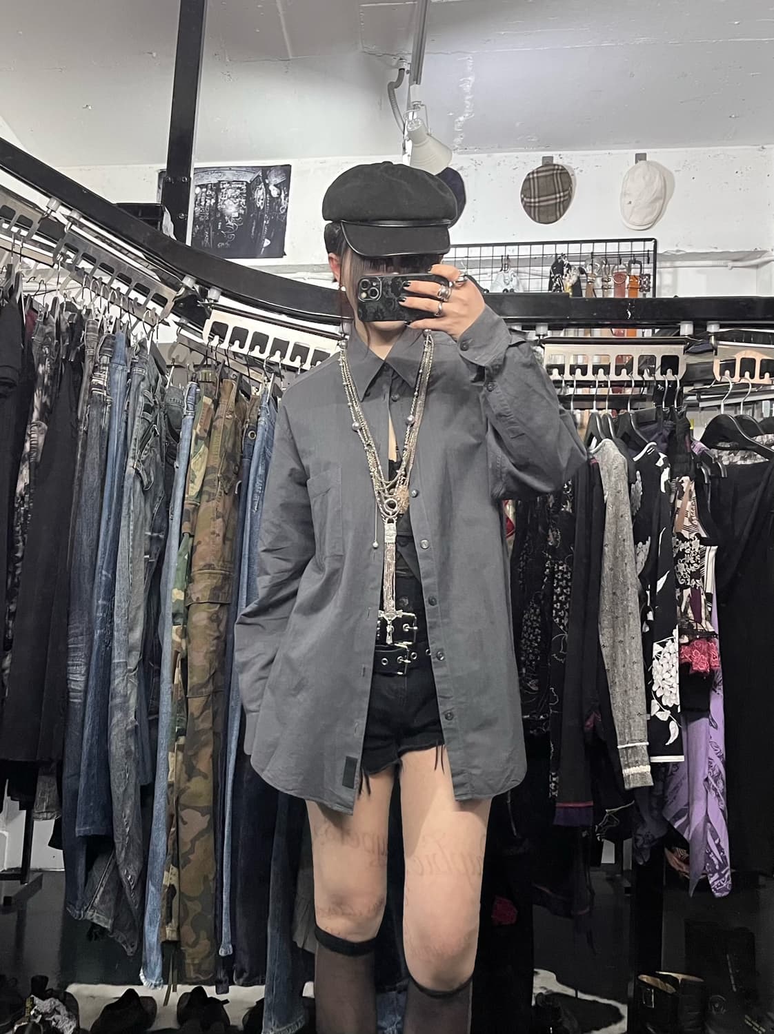 베르사체 그레이 셔츠 상품이미지1