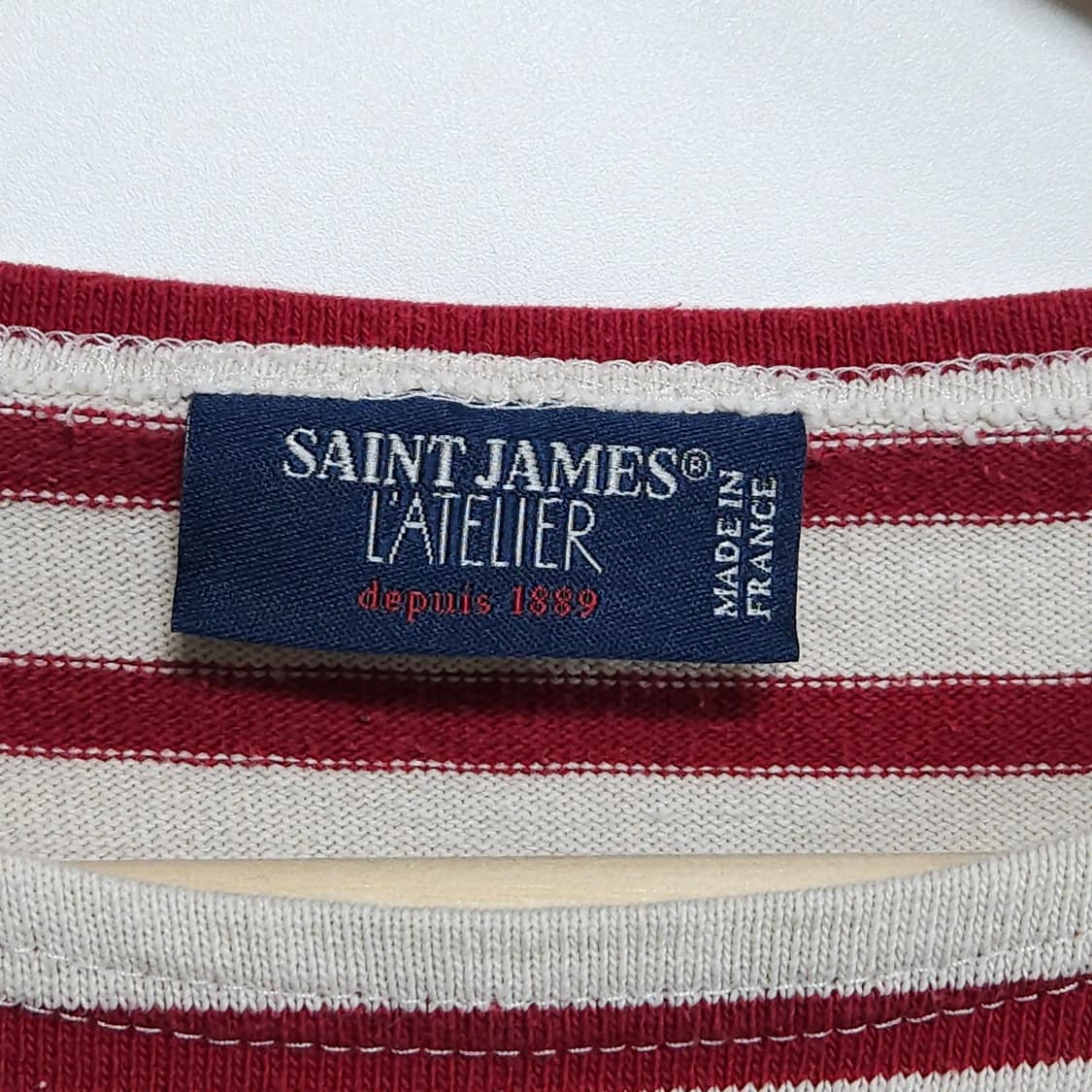 여성44~55 )SAINT JAMES 세인트제임스 스트라이프 긴팔 티셔츠 상품이미지5