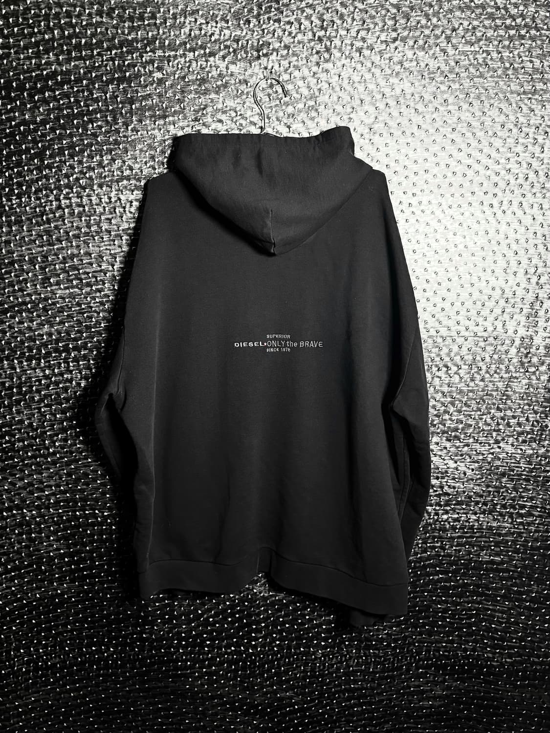 디젤 데미지 슬리브 후드집업 상품이미지2