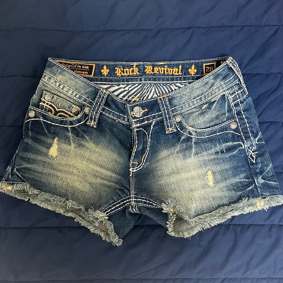 Rockrevival short pants 락리바이벌 핫팬츠  상품이미지2
