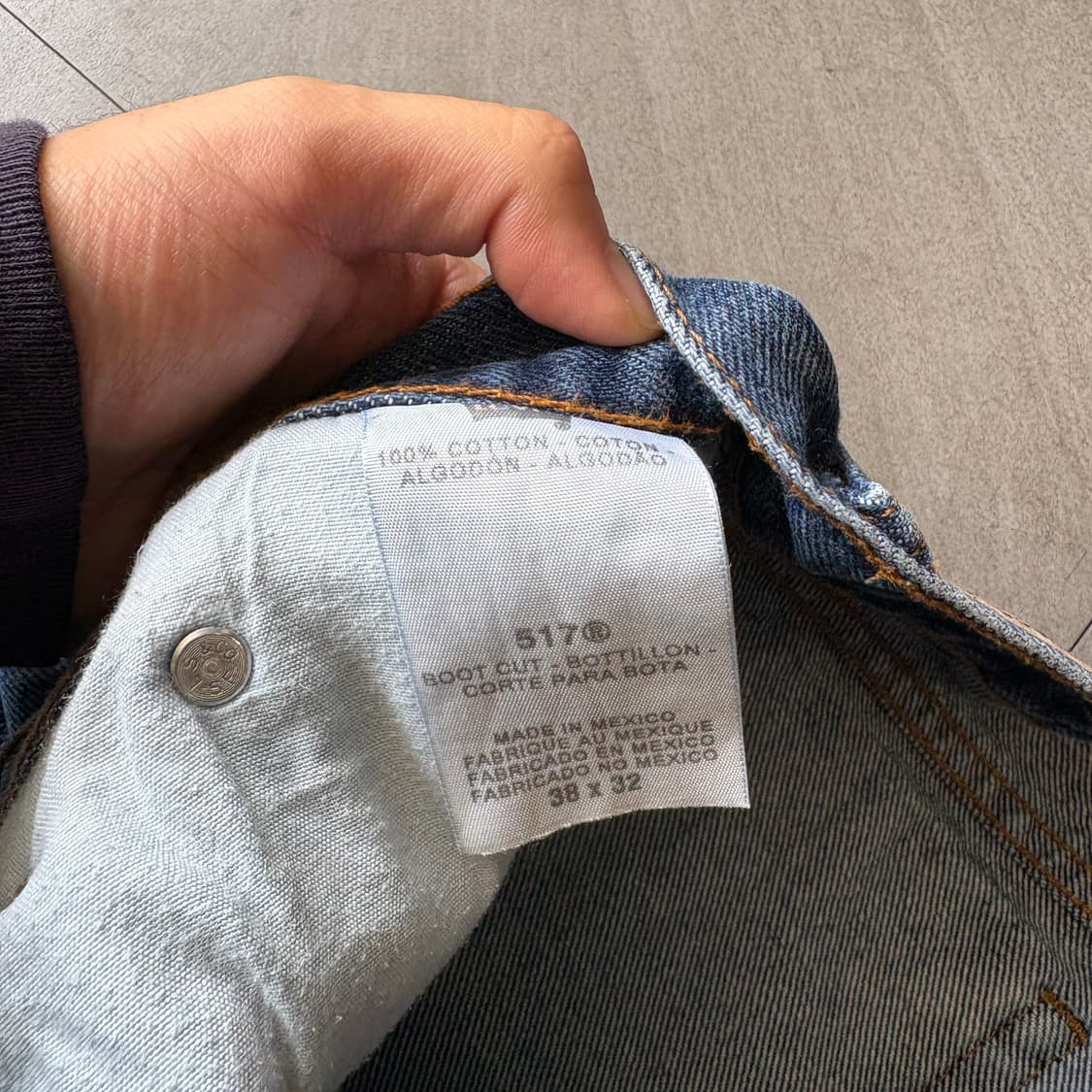 리바이스 정품 517 데님 팬츠 바지 상품이미지5