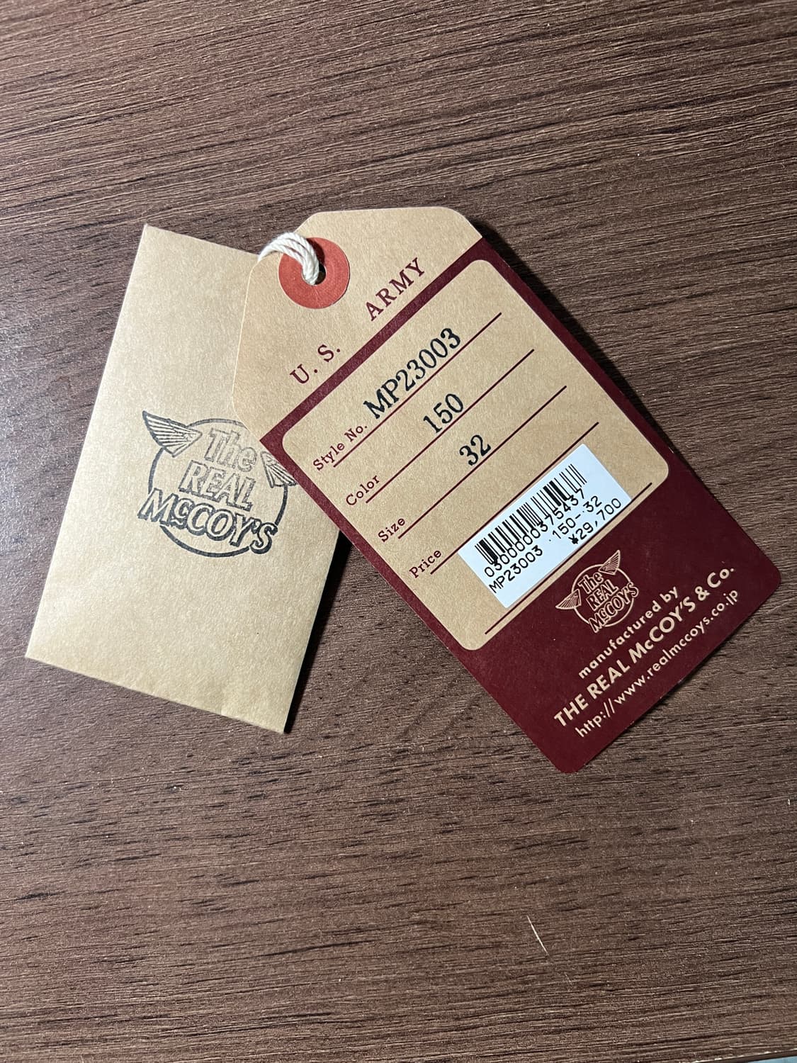 리얼맥코이 퍼티그팬츠 32사이즈 상품이미지2