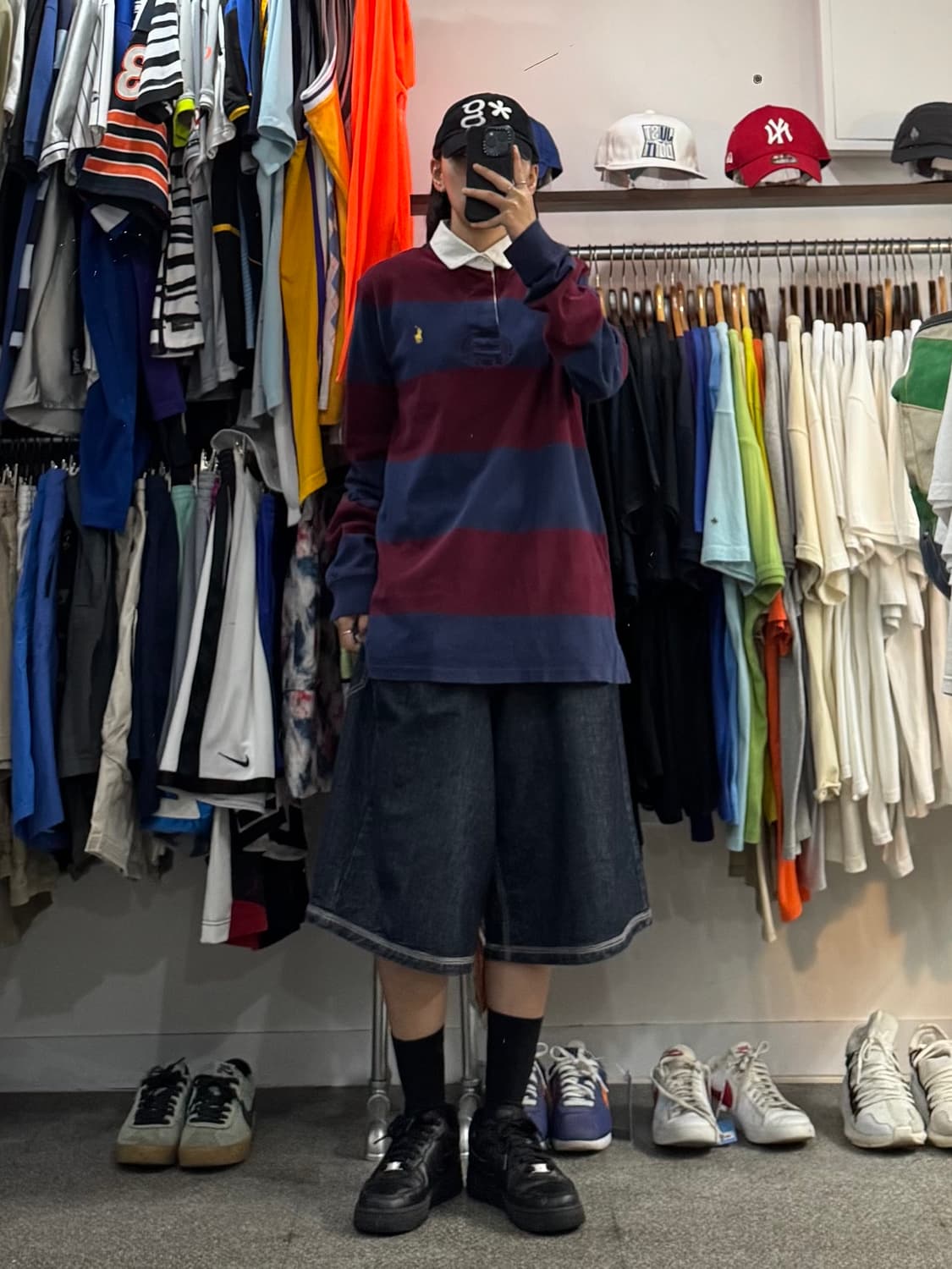 폴로 랄프로렌 스트라이프 럭비티 상품이미지5