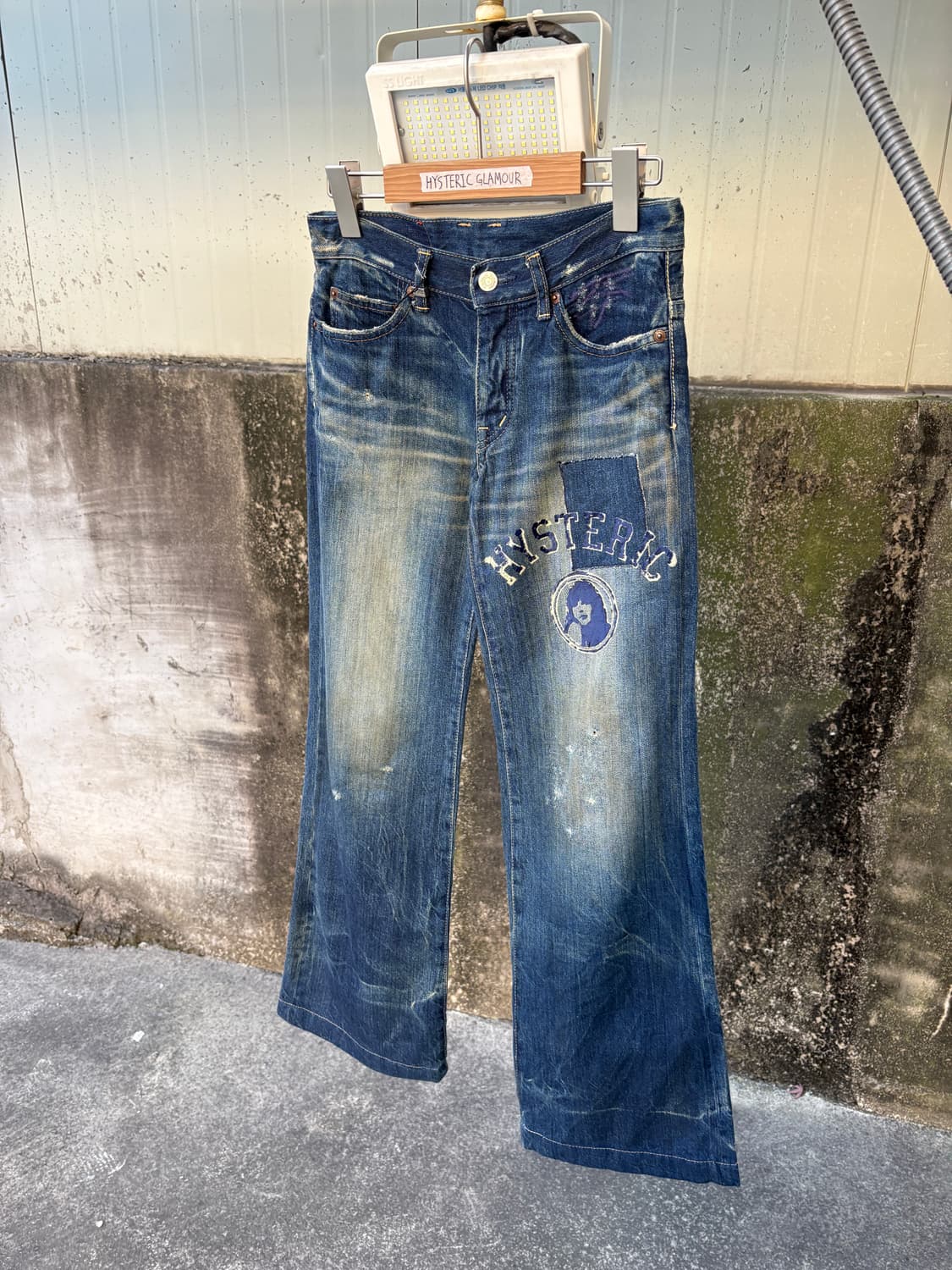 히스테릭 글래머 데님 부츠컷 팬츠 상품이미지3