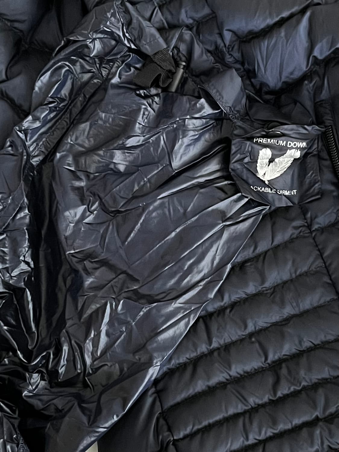 M) 캘빈클라인 CK 덕다운 경량패딩 네이비 상품이미지7