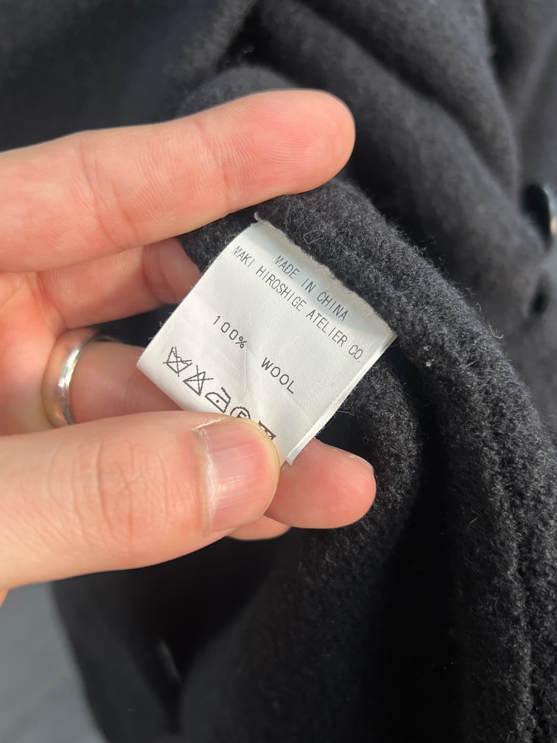 gomme 마키 히로시게 고무 울 자켓 상품이미지5