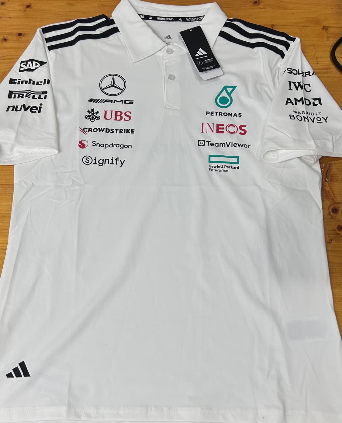 F1 벤츠 페트로나스 반팔 유니폼 새상품 상품이미지1