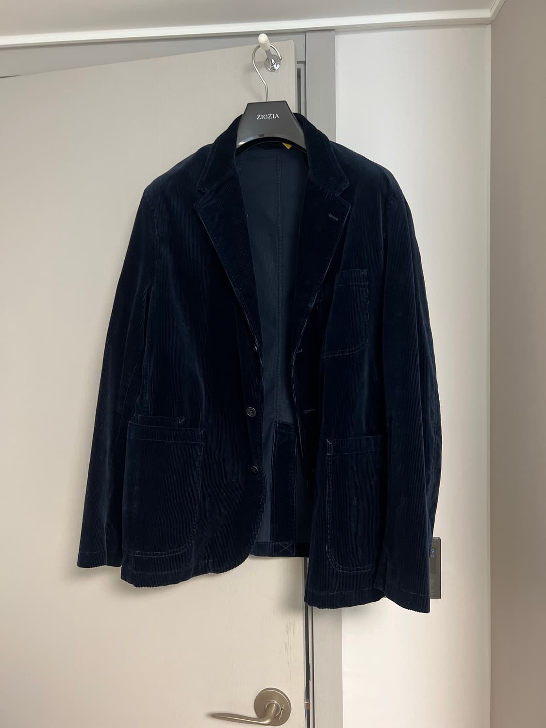 폴로 네이비 코듀로이 3버튼 스포츠자켓 48L XXL 상품이미지1