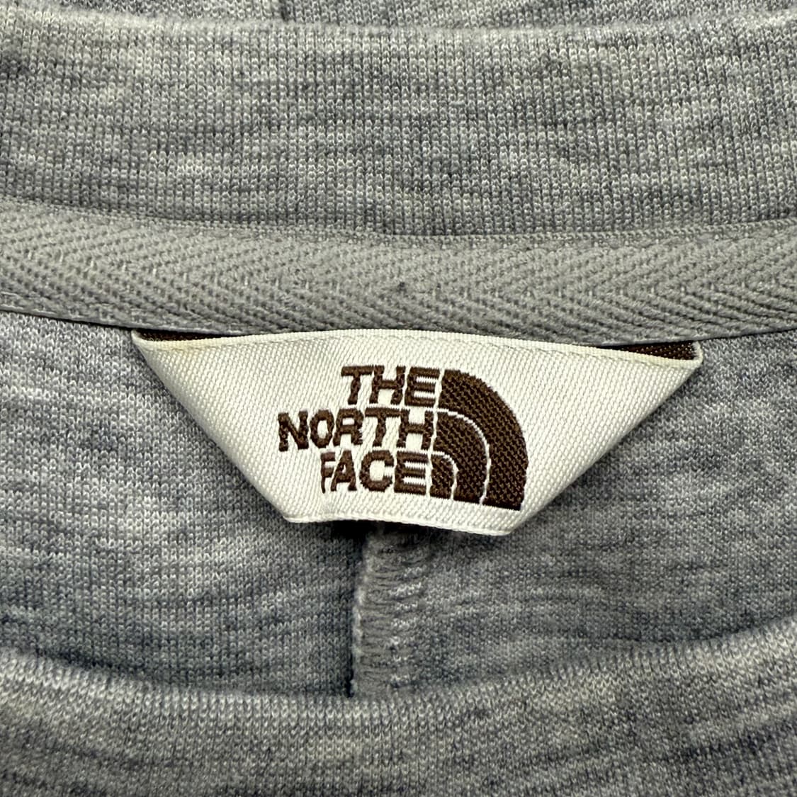 [정품/S] 노스페이스 회색 퀼팅 맨투맨 티셔츠 b16 상품이미지5