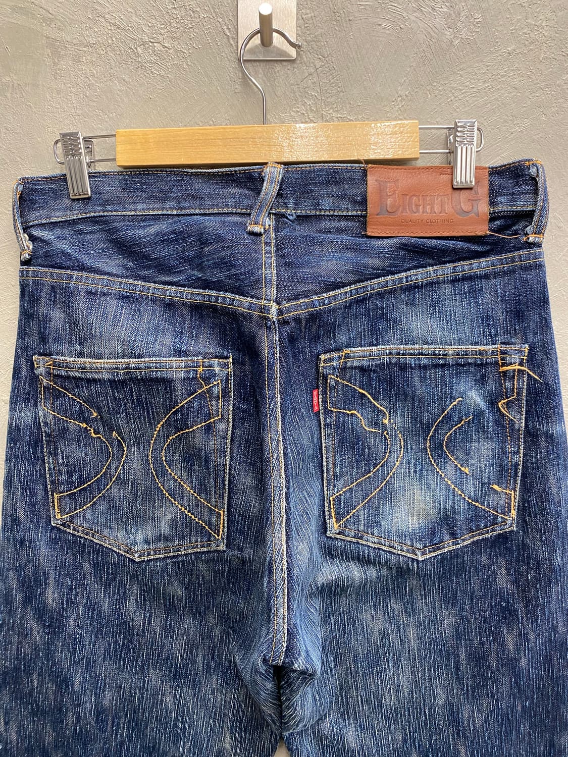 [31] EightG 505X 셀비지 와이드 데님팬츠 상품이미지5