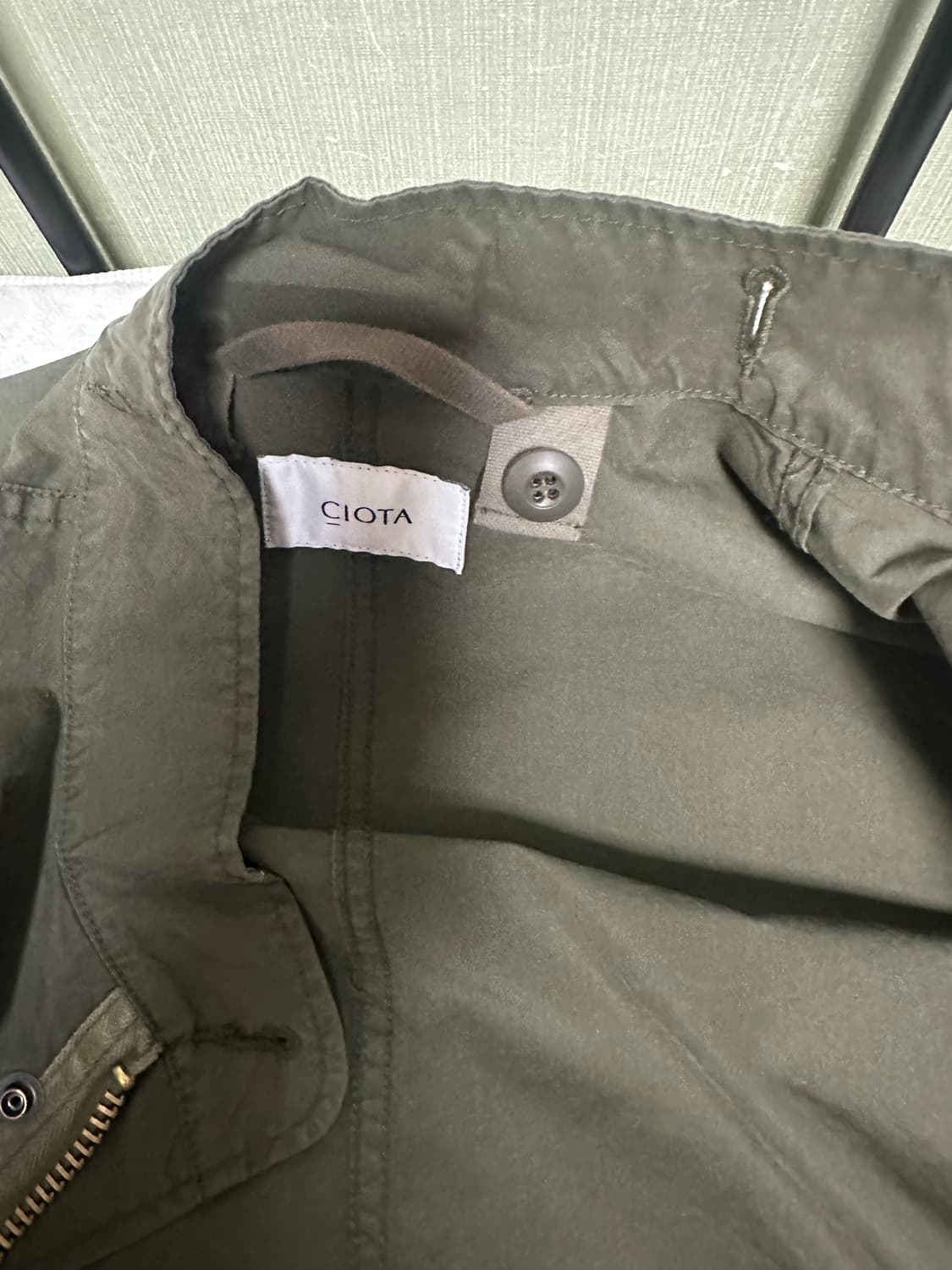 시오타 / M-65 피쉬테일 파카 스톤 워시 올리브 / 5 상품이미지2