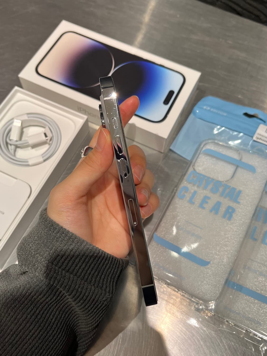 아이폰 14pro 실버 리퍼폰 풀박스 상품이미지4