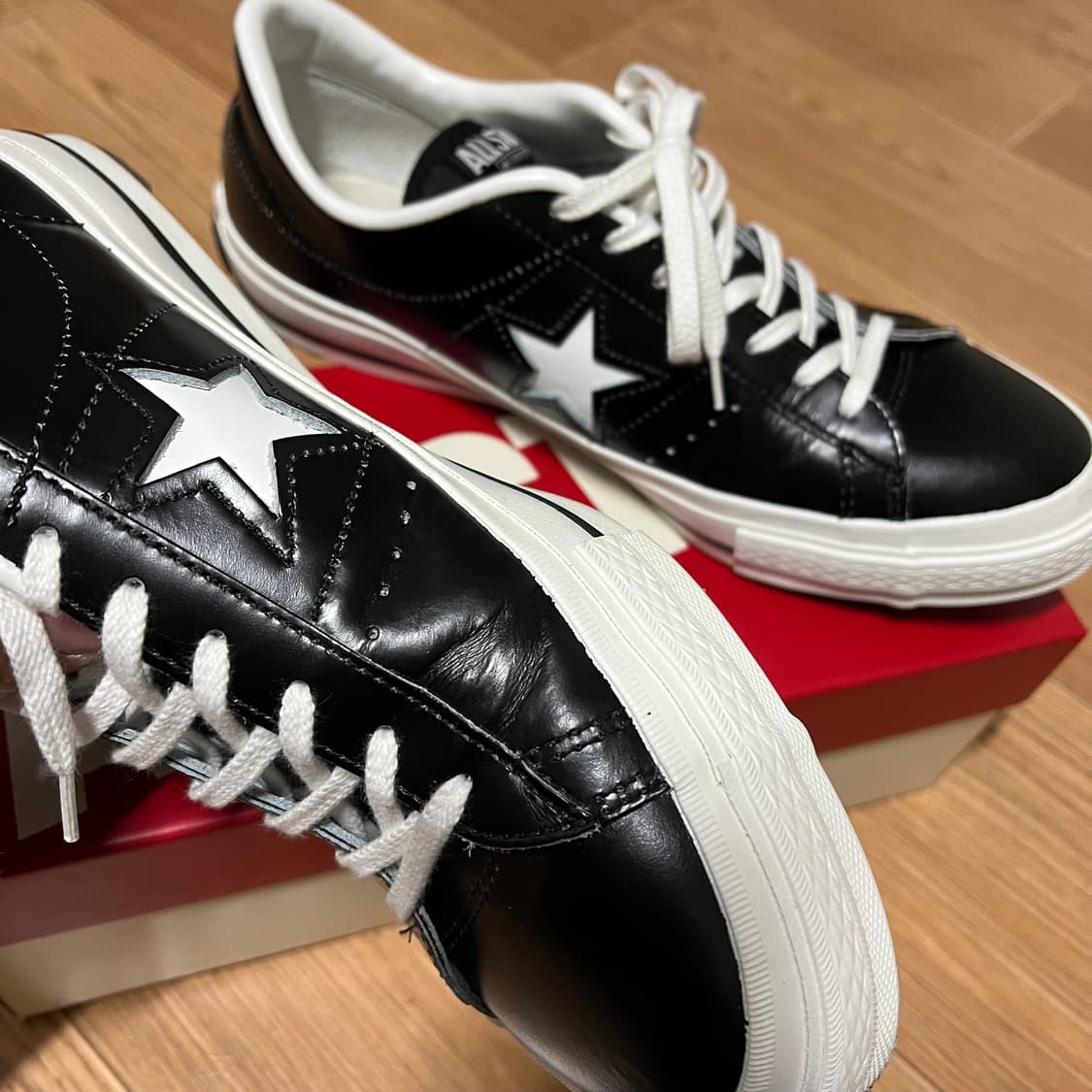 컨버스재팬 원스타J 레더 9.5 size 상품이미지2