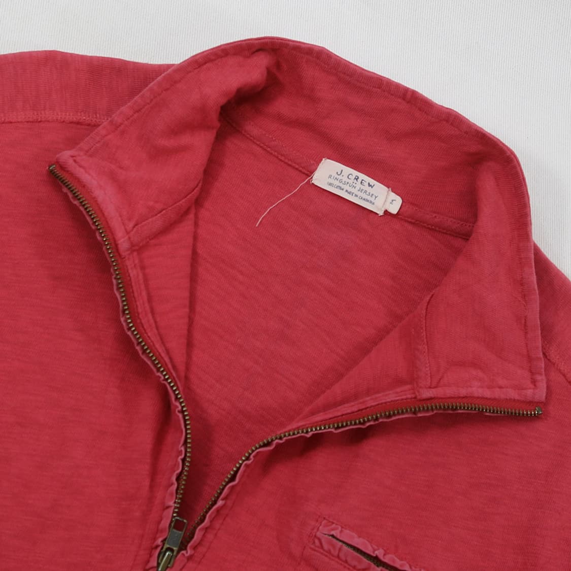 (착용컷) J.CREW 하프 집업 폴라 티셔츠  상품이미지6