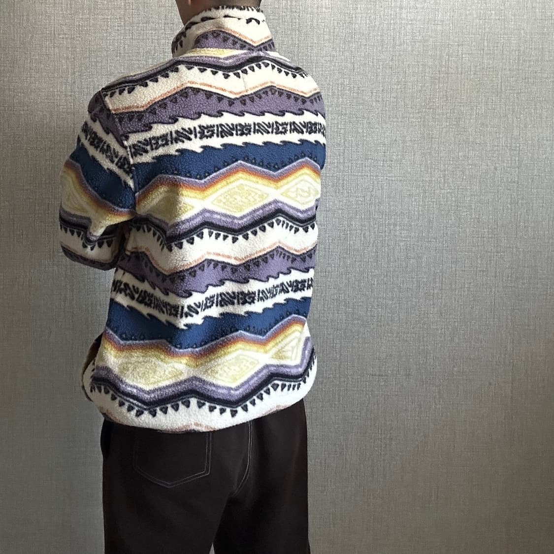 Billabong Multi Pattern Fleece Anorak 상품이미지6