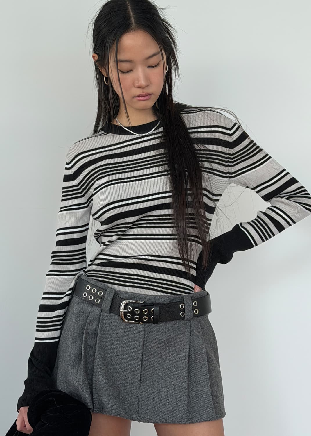 Pr룸 니트 원피스 상품이미지1