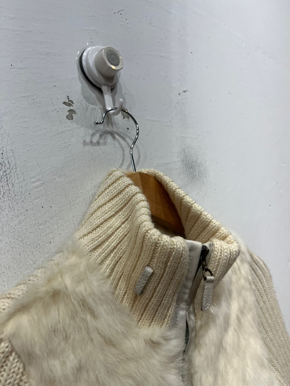 JPN 골지 퍼 니트집업  상품이미지5