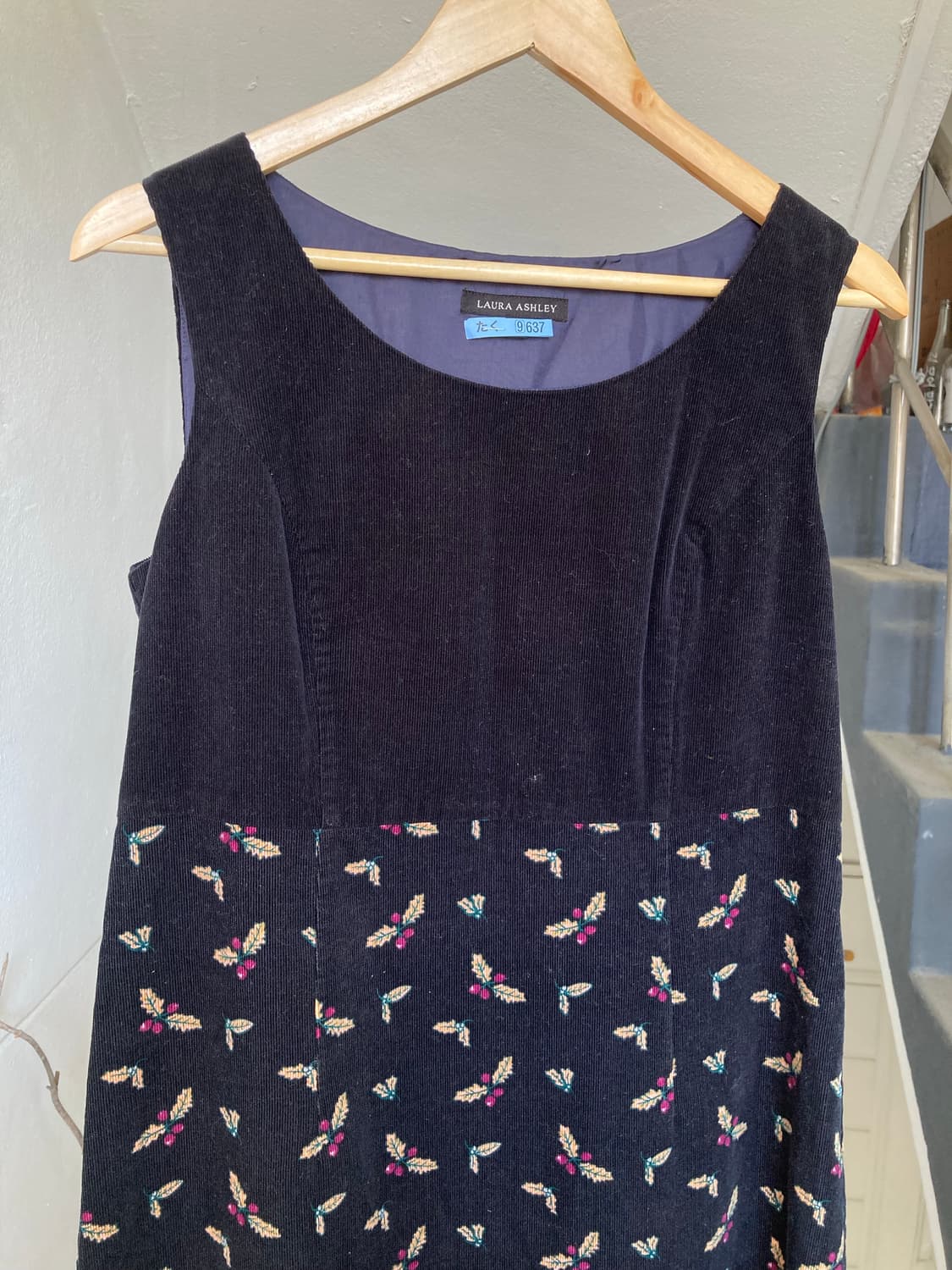 골덴 나시 패턴 원피스 상품이미지2